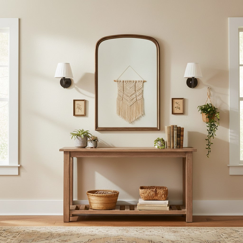 Grace Brass Linen Wall Lamp