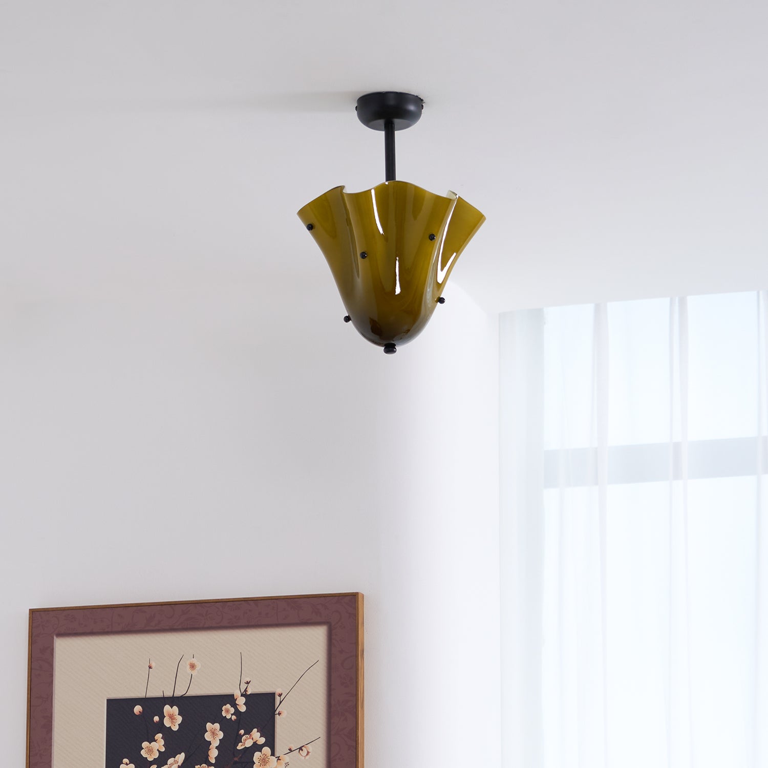 Musa Decorative Glass Ceiling Light Modern