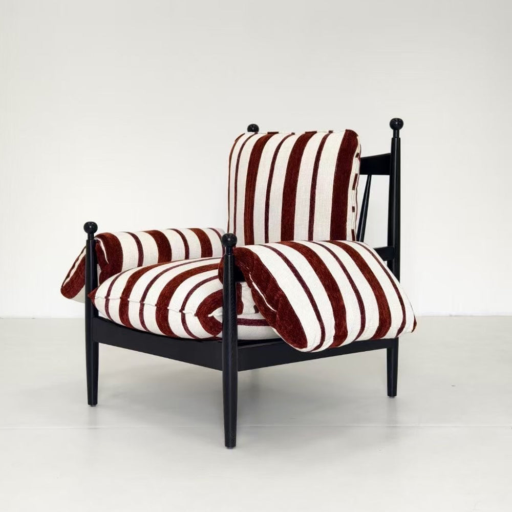 Colin Retro Fabric Sofa Comfort Arm Chairs for Living Room