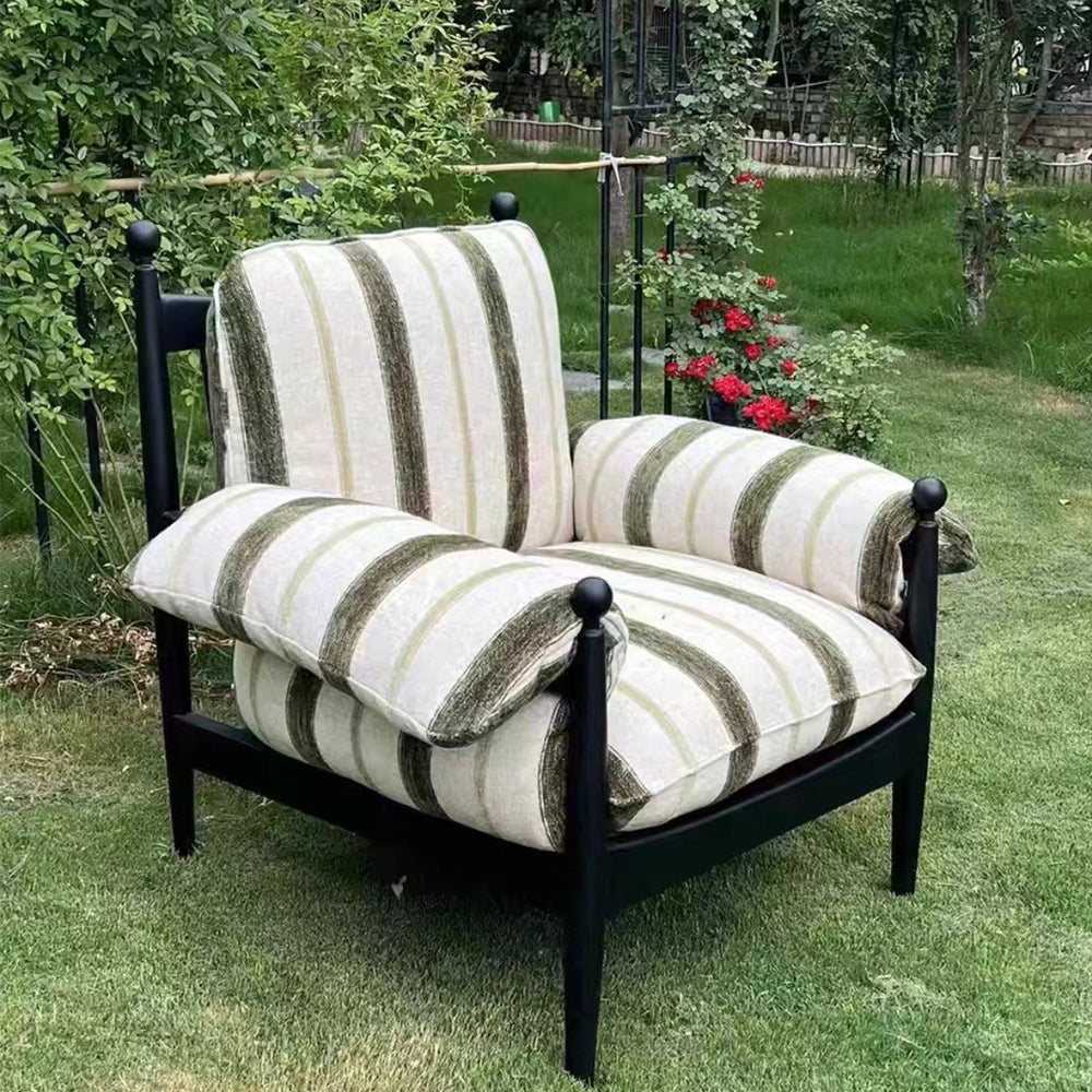 Colin Retro Fabric Sofa Comfort Arm Chairs for Living Room