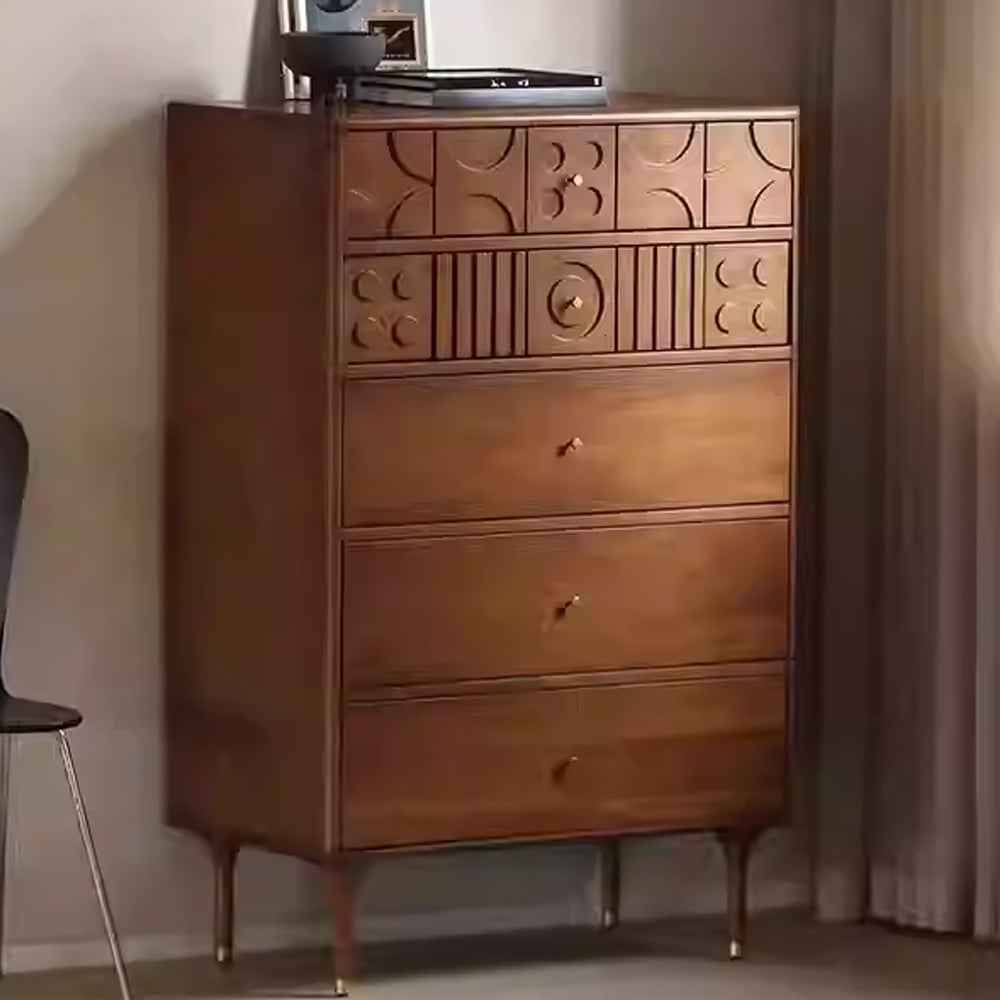 Alistair Furniture Mid Century Cabinet - Corner Storage Cabinet for Home