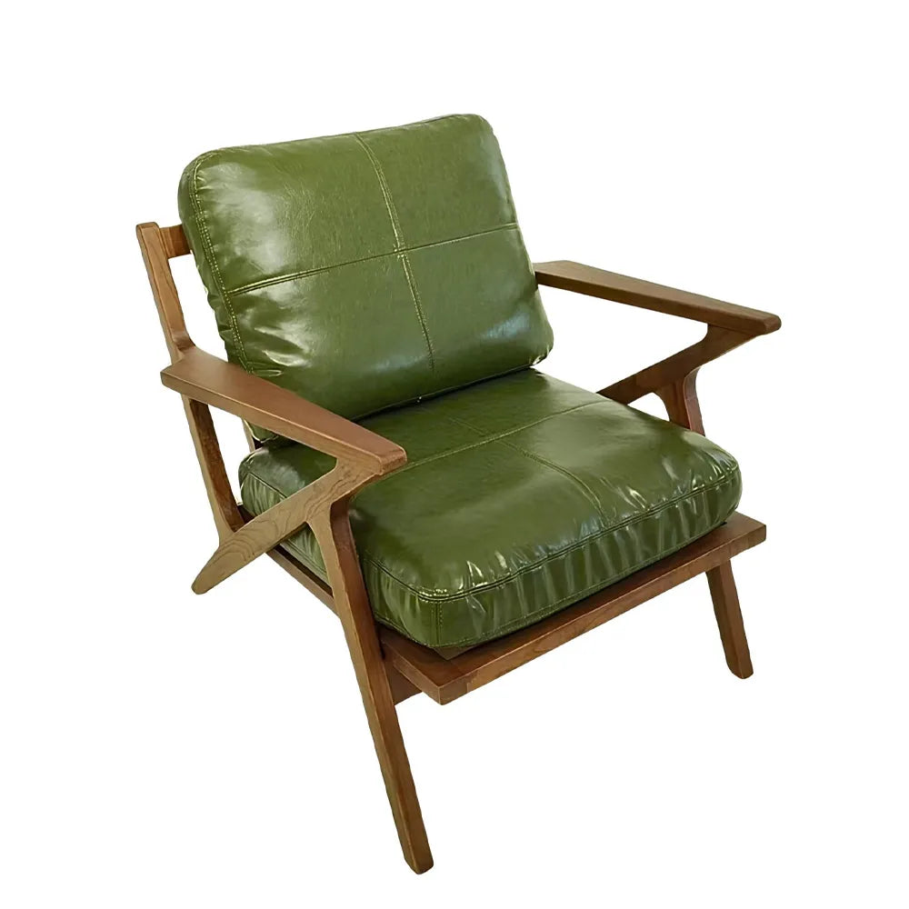 Cody Lounge Chair Solid Wood Frame Armchair Accent Seating