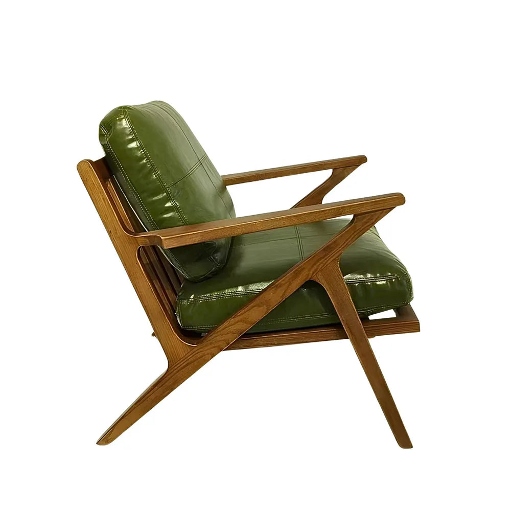 Cody Lounge Chair Solid Wood Frame Armchair Accent Seating