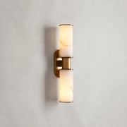 Fennel Double Sconce in Alabaster