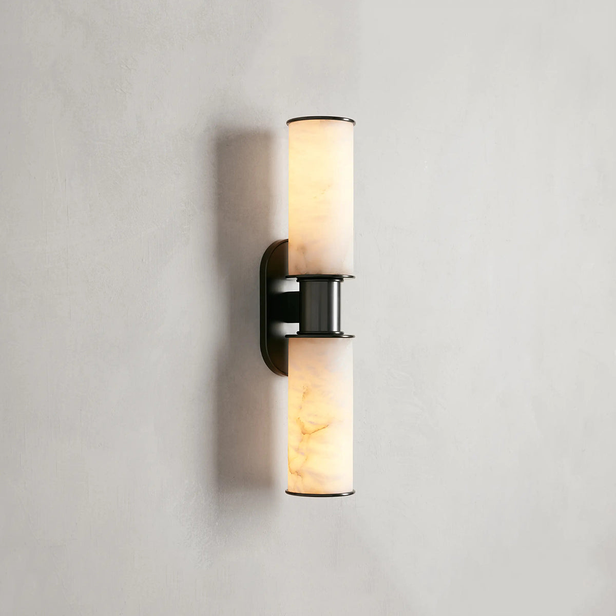 Fennel Double Sconce in Alabaster