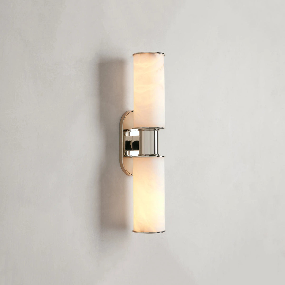 Fennel Double Sconce in Alabaster