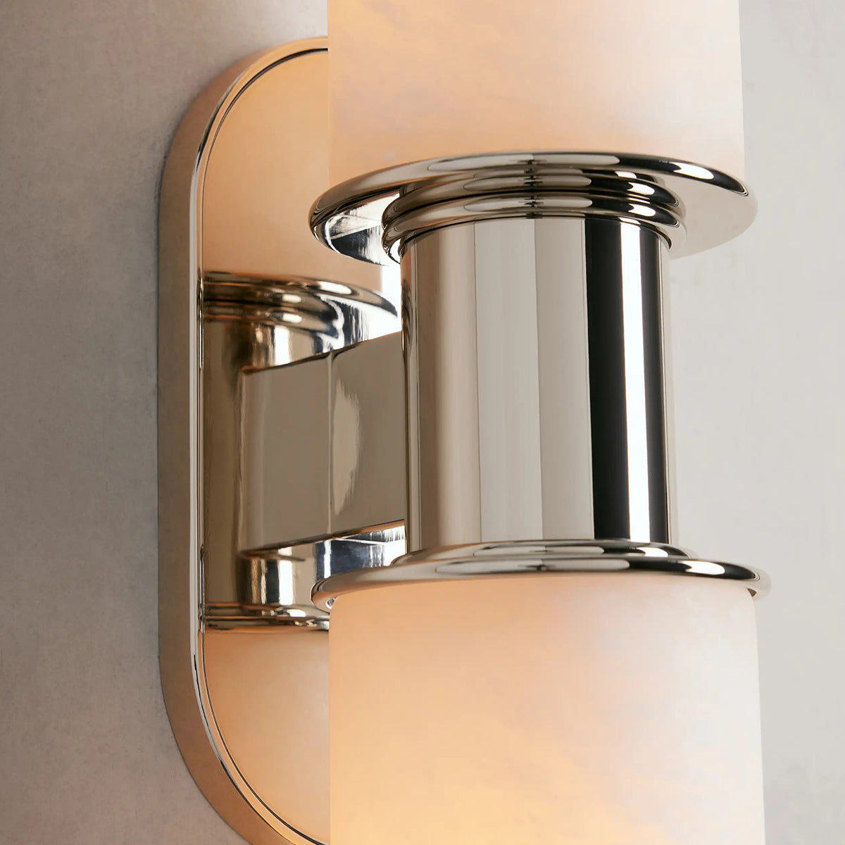 Fennel Double Sconce in Alabaster