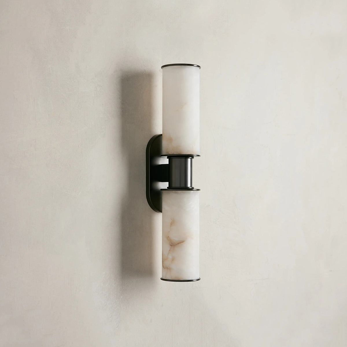 Fennel Double Sconce in Alabaster