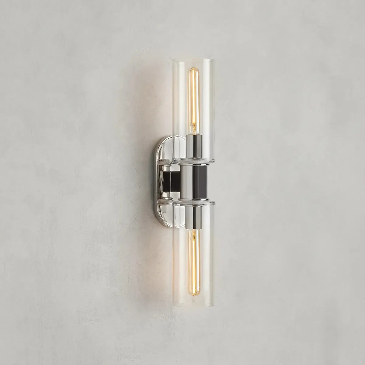 Sasha Double Sconce in Clear