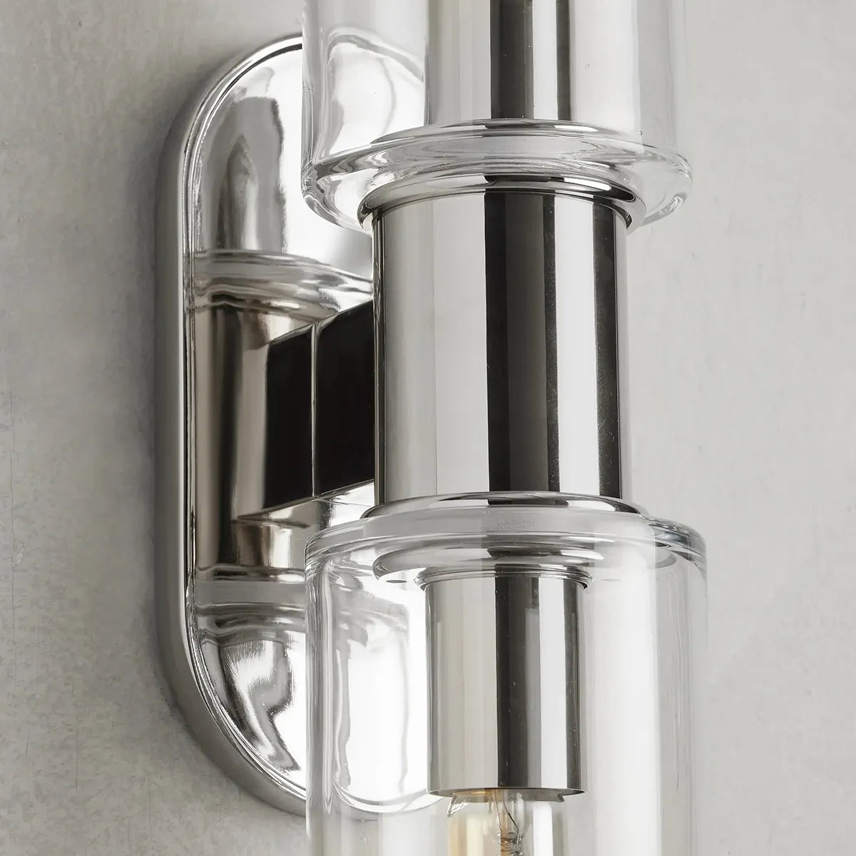 Sasha Double Sconce in Clear