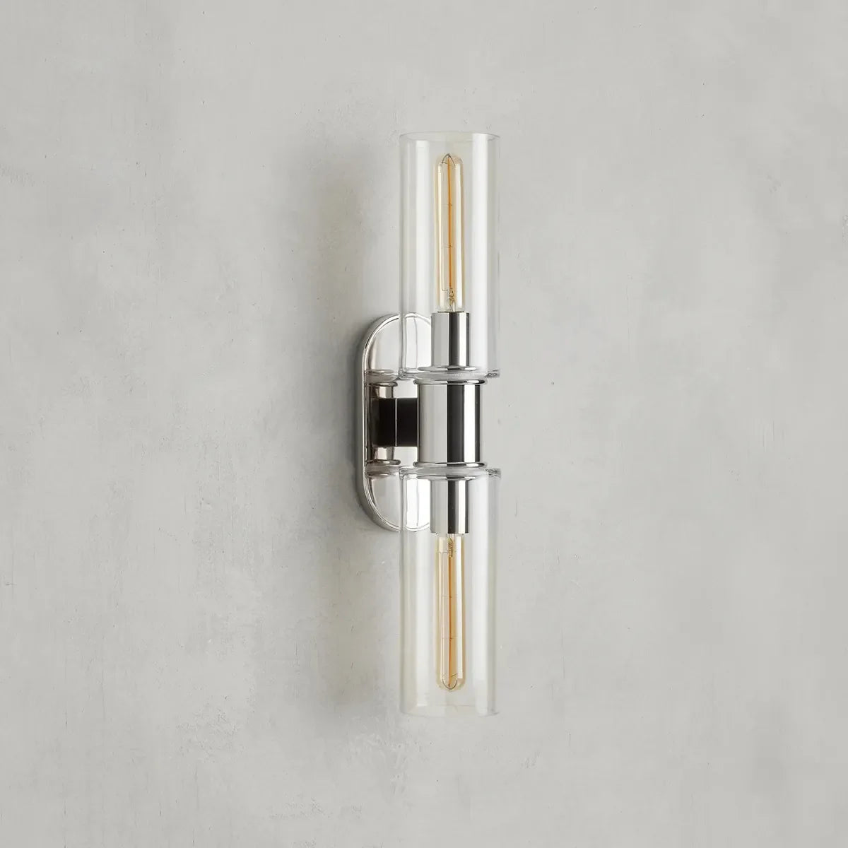 Sasha Double Sconce in Clear