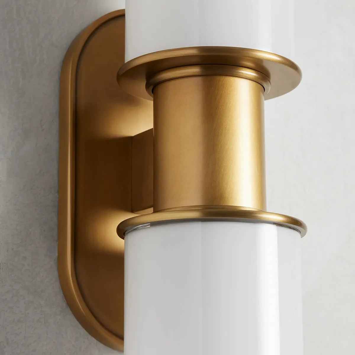 Sol Double Sconce in Milk