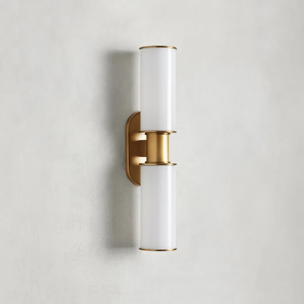 Sol Double Sconce in Milk