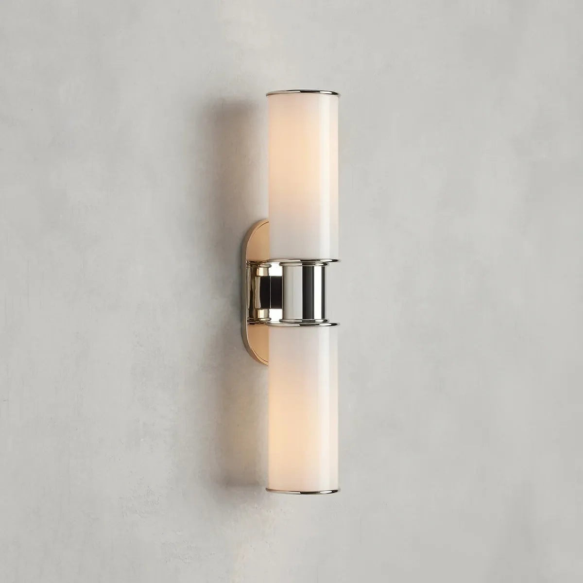 Sol Double Sconce in Milk