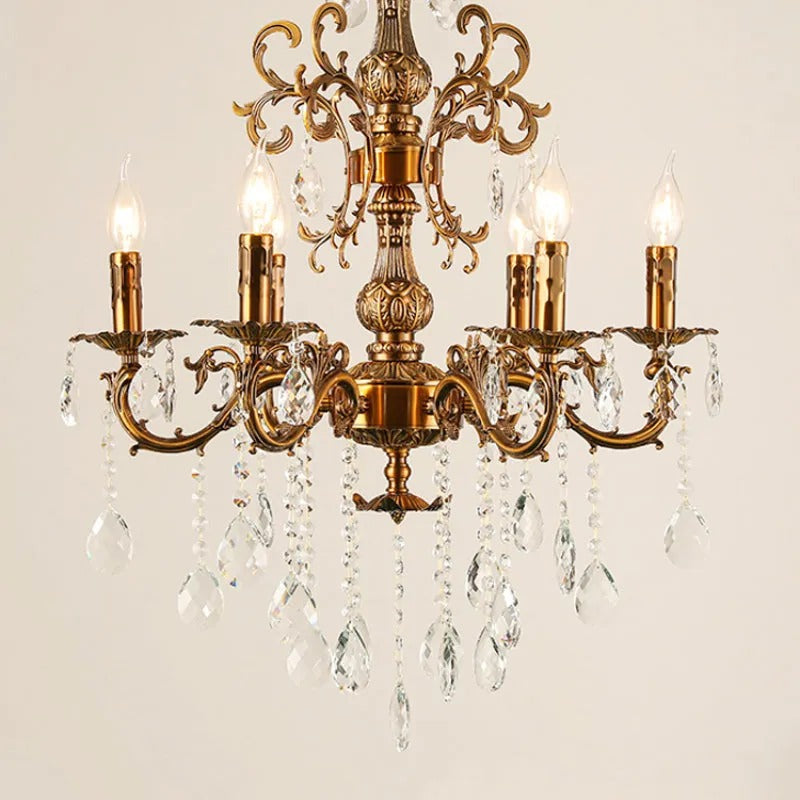 Silva Modern Design European LED Chandelier Crystal Luxury Golden Bronze Living/Dining/Bedroom - Letslighting