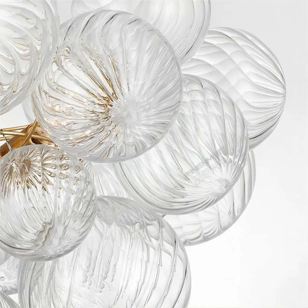 Valentina Luxury Modern LED Bubble Chandelier Glass Living Room - Letslighting