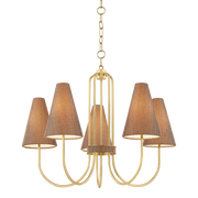 Naya Aged Brass Chandelier