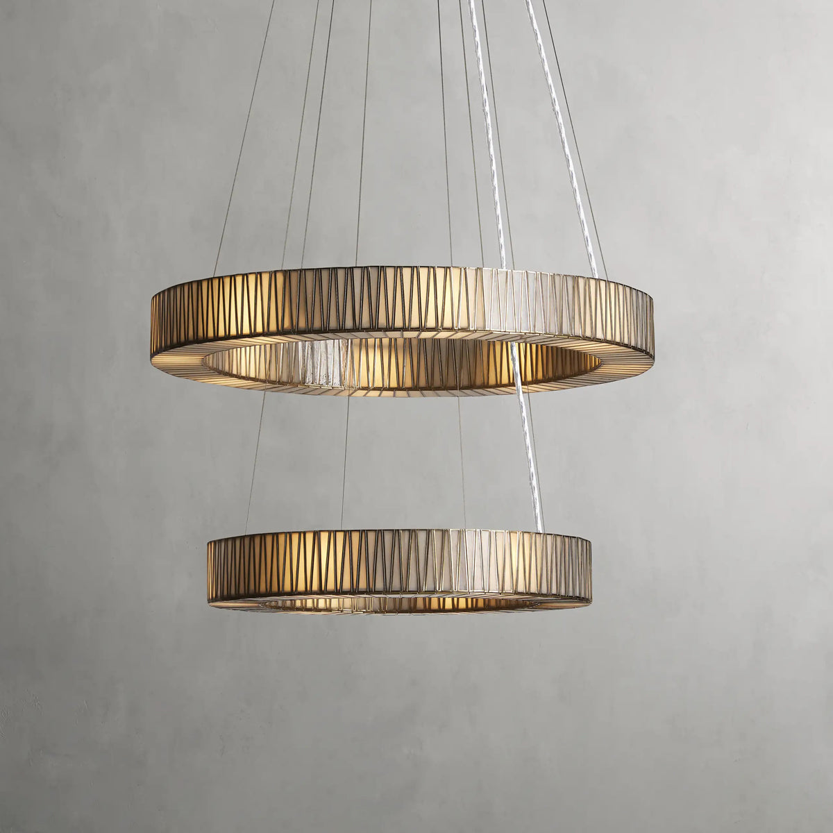 Nora 2-Tier Round Chandelier
