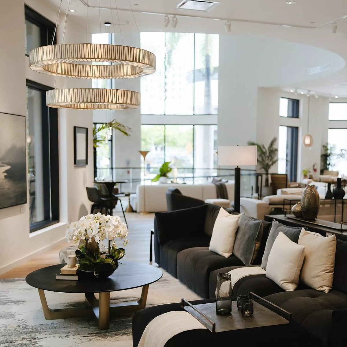 Nora 2-Tier Round Chandelier