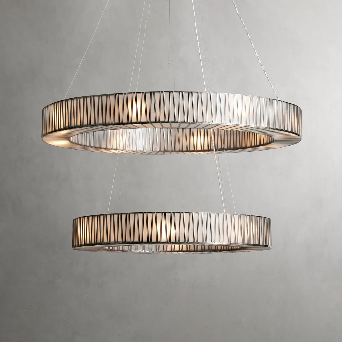 Nora 2-Tier Round Chandelier