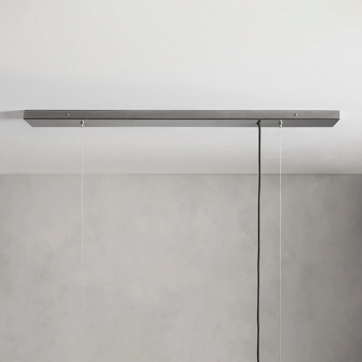 Inez Rectangular Chandelier in Nickel