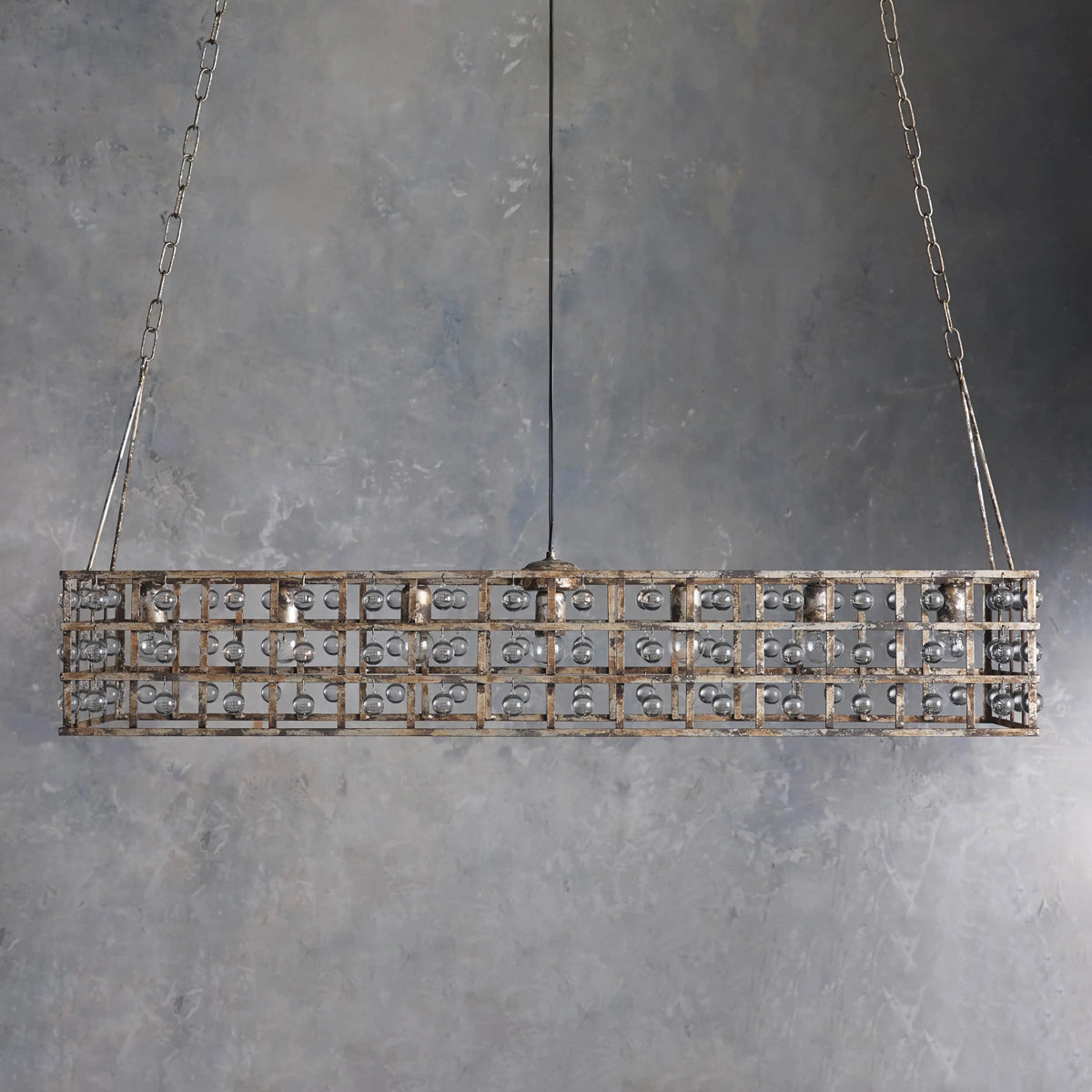Wilder La Cage Rectangular Chandelier