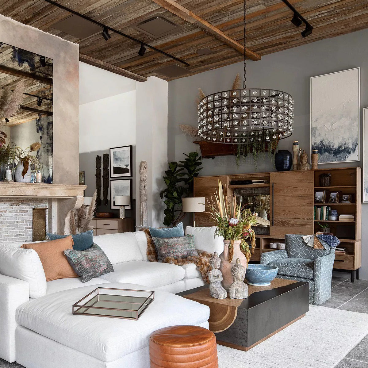 Mia La Cage Round Chandelier