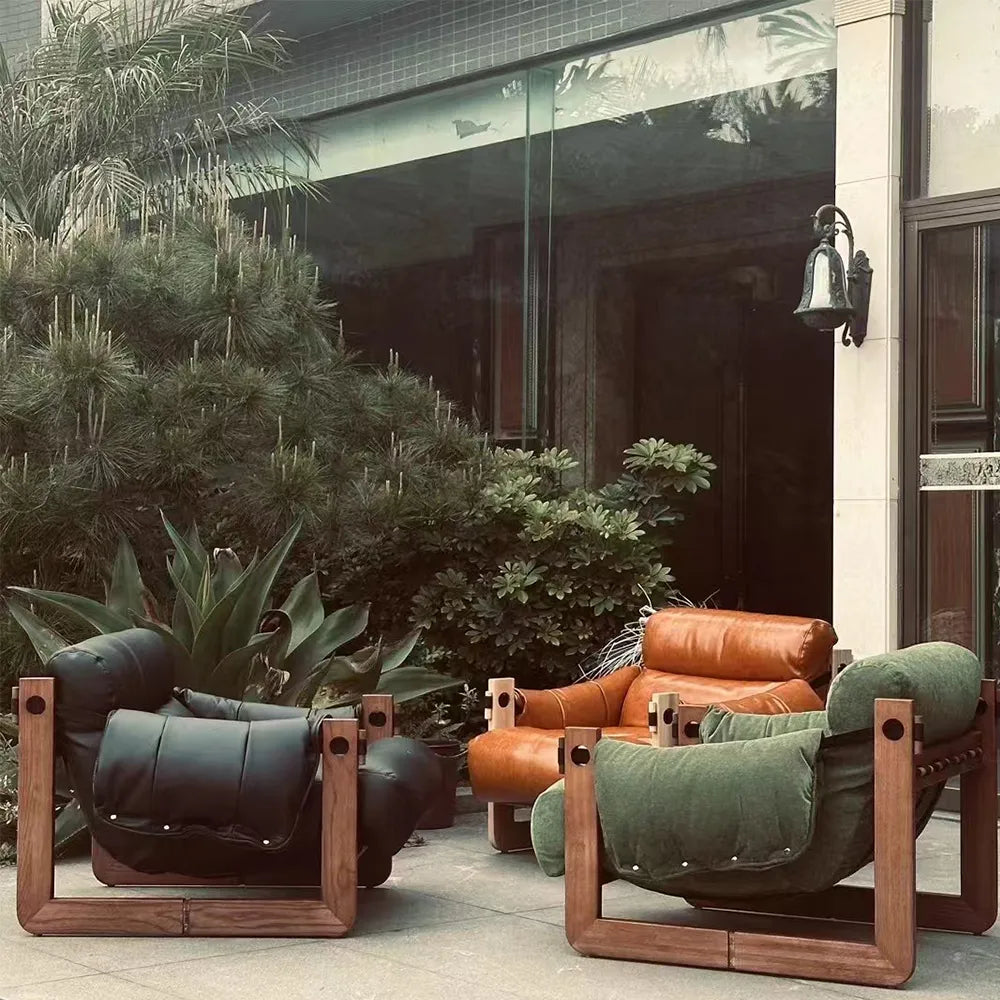 Asa Lounge with Knot-Free Ash Wood for a Comfortable Sofa Chair