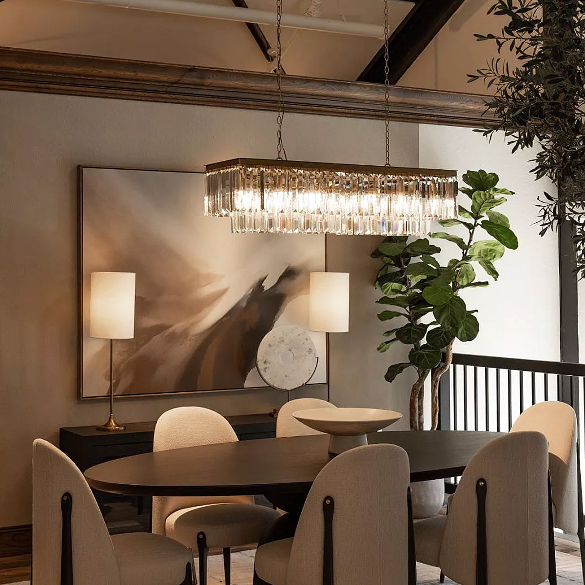 Tatiana Tiered Rectangular Chandelier