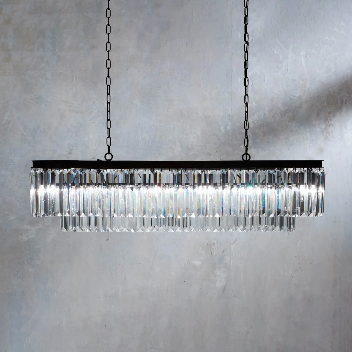 Tatiana Tiered Rectangular Chandelier