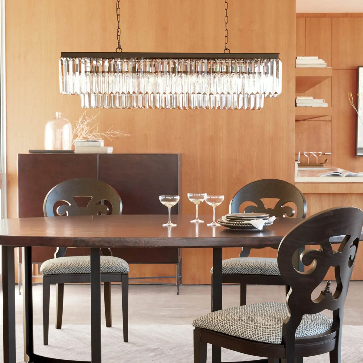 Tatiana Tiered Rectangular Chandelier
