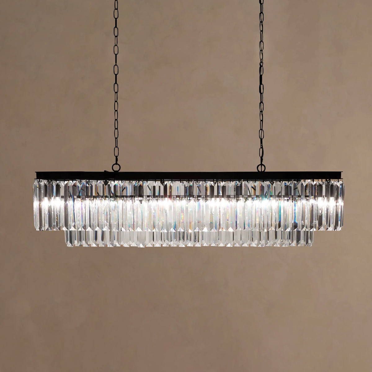 Tatiana Tiered Rectangular Chandelier