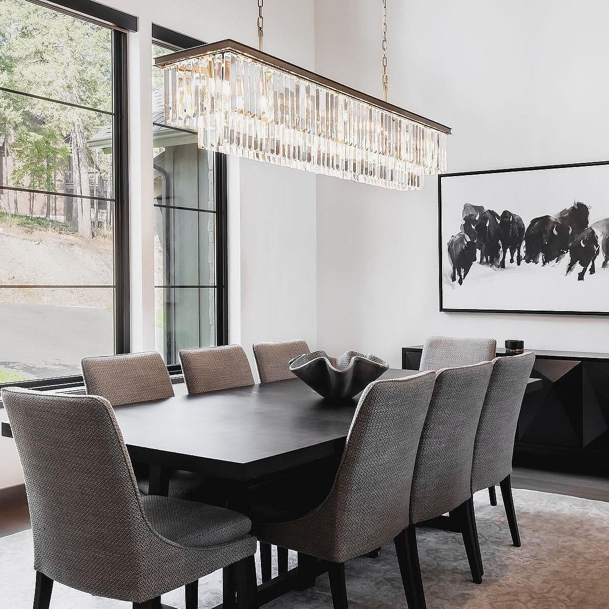 Tatiana Tiered Rectangular Chandelier