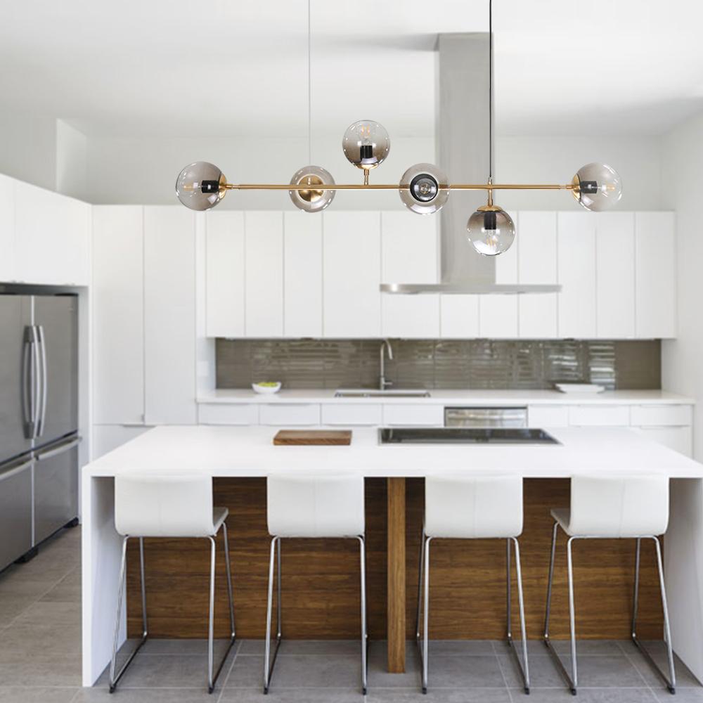 Alskad Linear Glass Chandelier