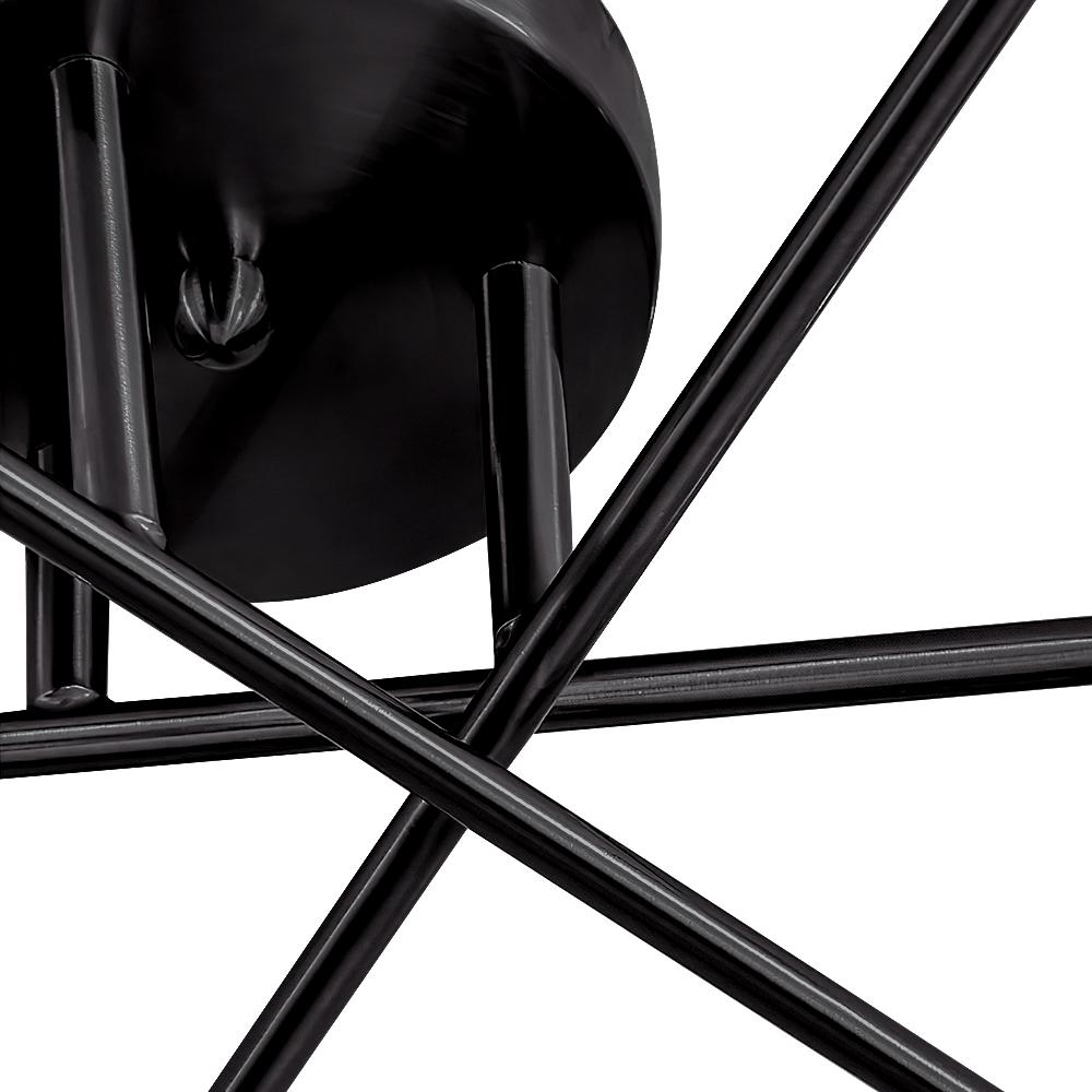 Rauouli Minimalist Metal Semi Flush Fixture Ceiling Light