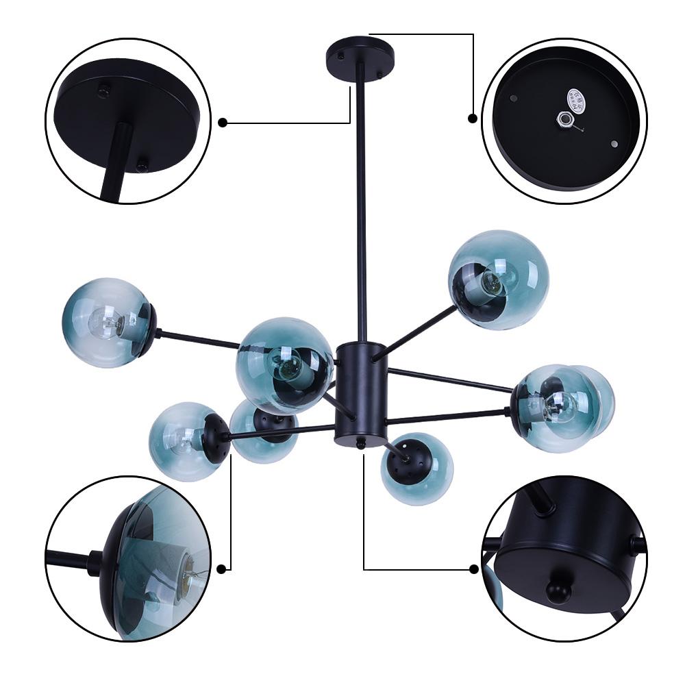 Ulfhedn Sputnik Metal Light Chandelier