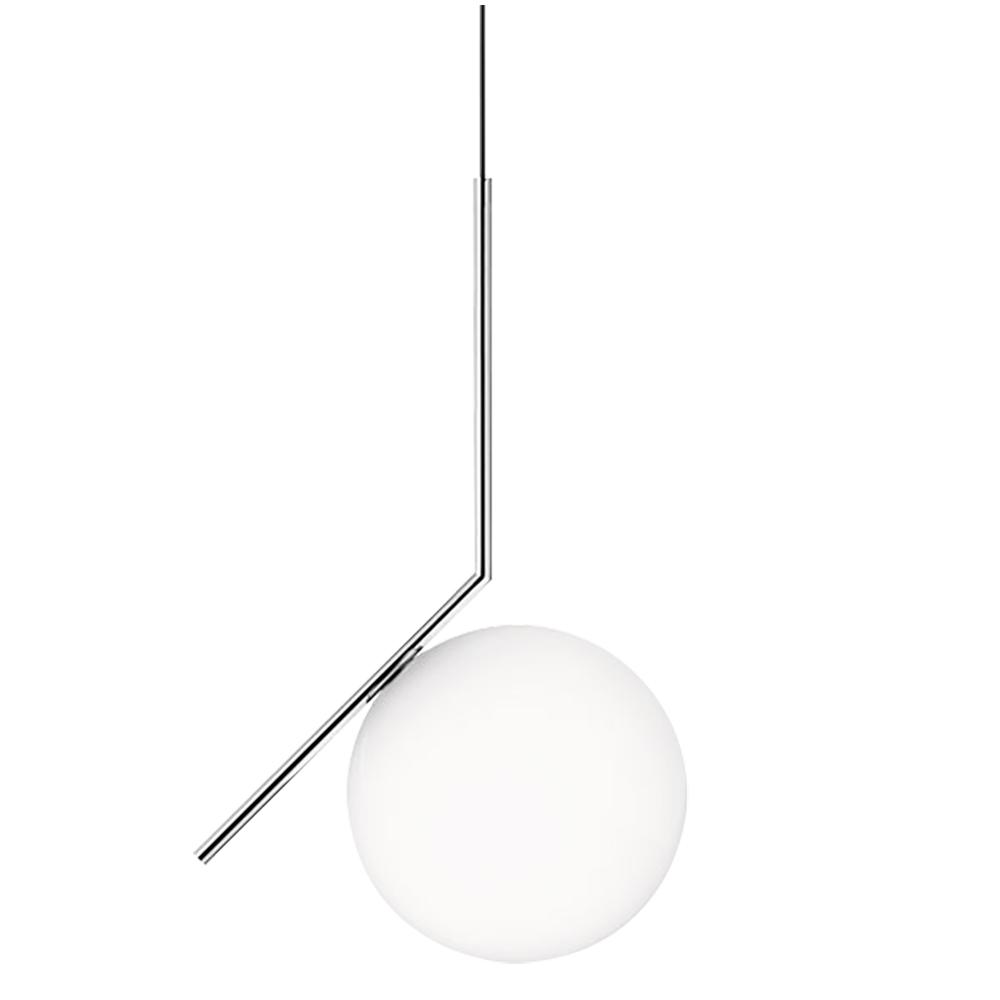 Blikuva Modern Globe Opal Glass Pendant Light