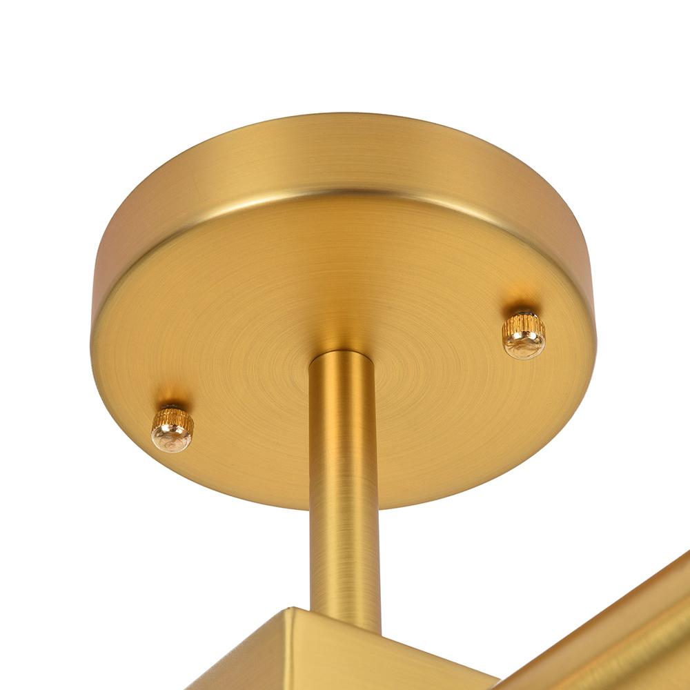 Himinulix Sputnik Glass Semi Flush Mount Chandelier