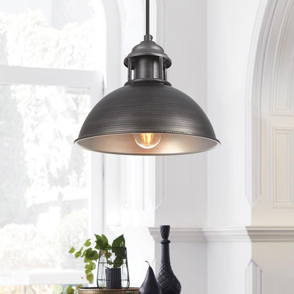 Vesino Industrial Metal Dome Pendant Light