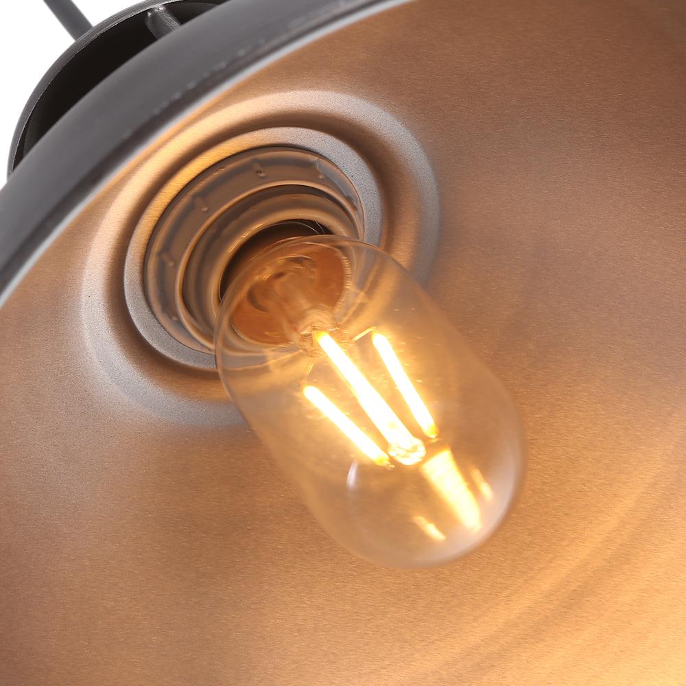 Vesino Industrial Metal Dome Pendant Light