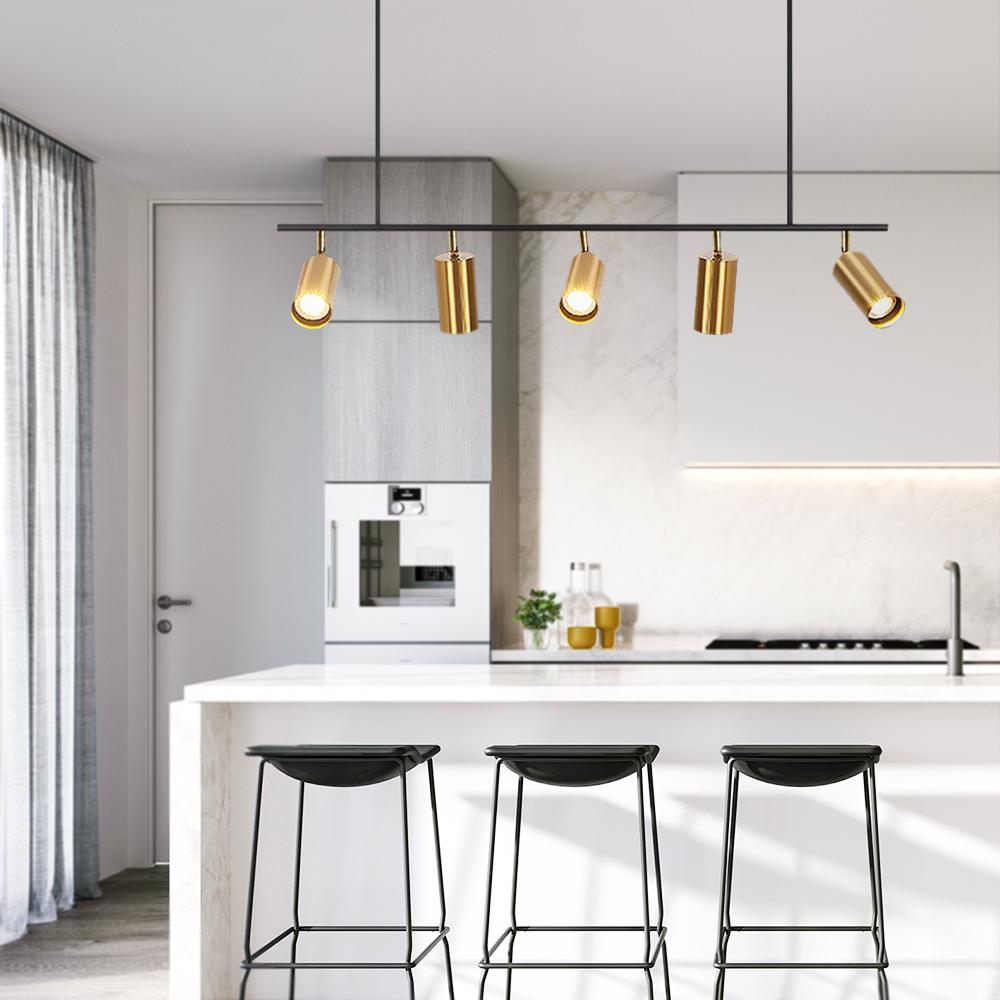 Polis Linear Metal Pendant Track Lighting