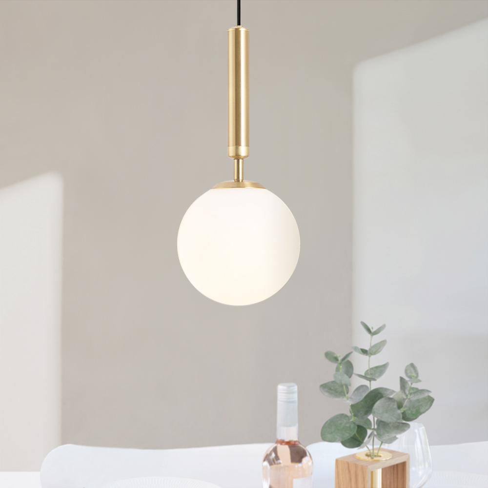 Ljoma Mid-century Minimalist Glass Pendant Light