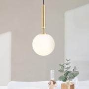Ljoma Mid-century Minimalist Glass Pendant Light