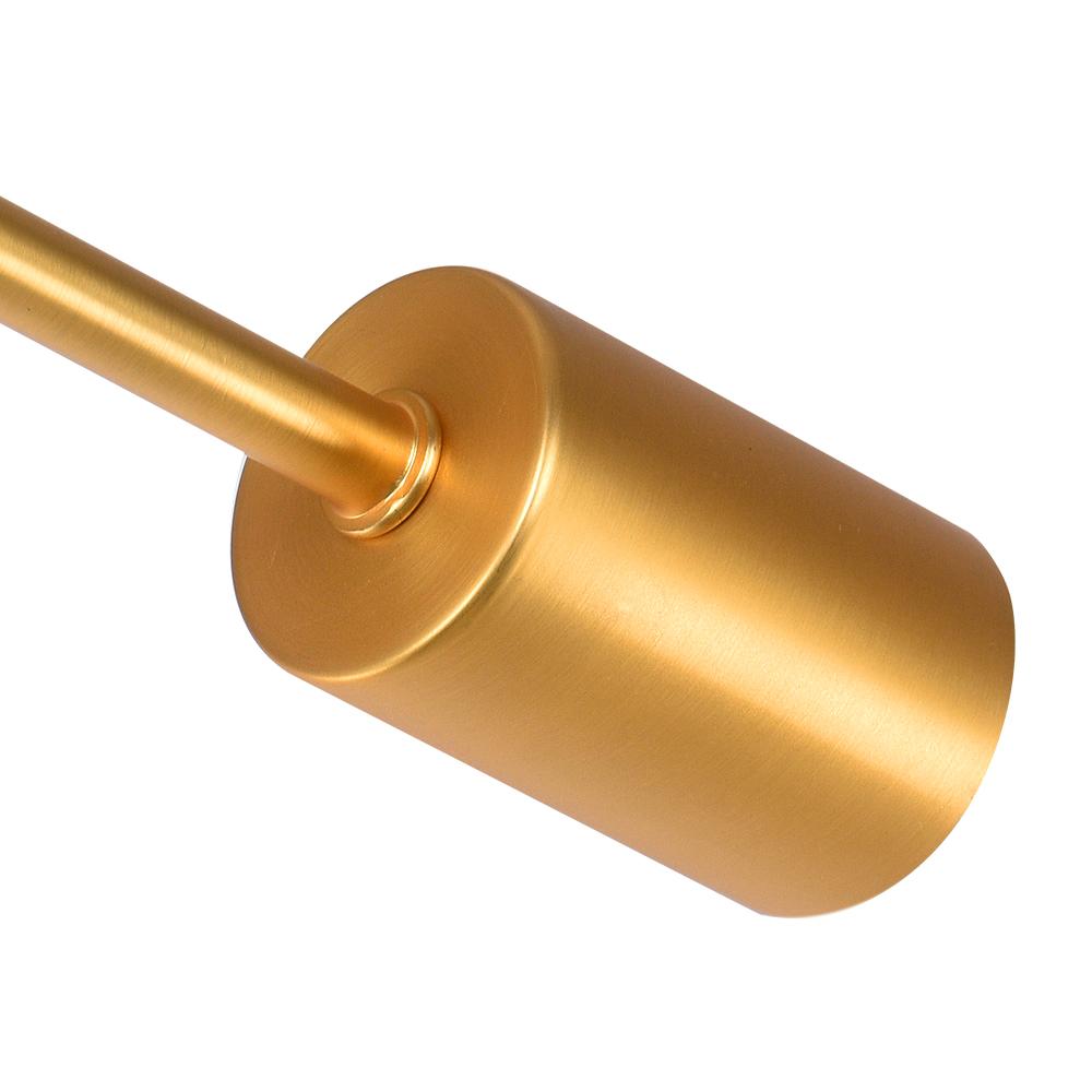 Ljosalf Mid-Century Metal Flush Mount Ceiling Light - Lamp Copper