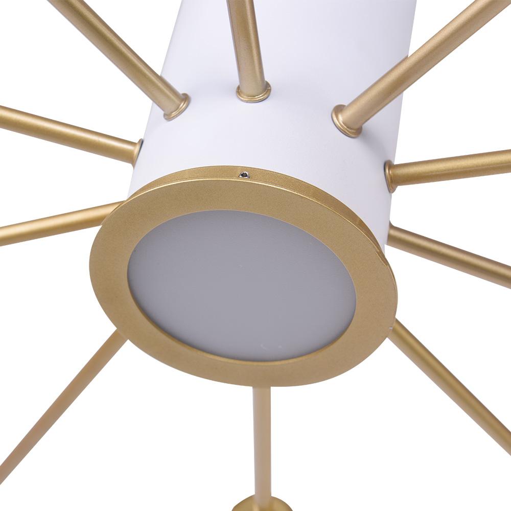 Ljosalf Mid-Century Metal Flush Mount Ceiling Light - Lamp Copper