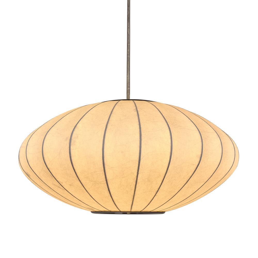 Mjolnir Single Modern Fabric Pendant Light