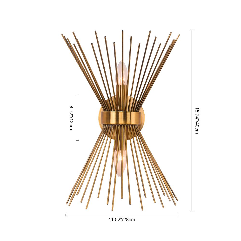 Blink Mid-century Modern Metal Wall Sconce