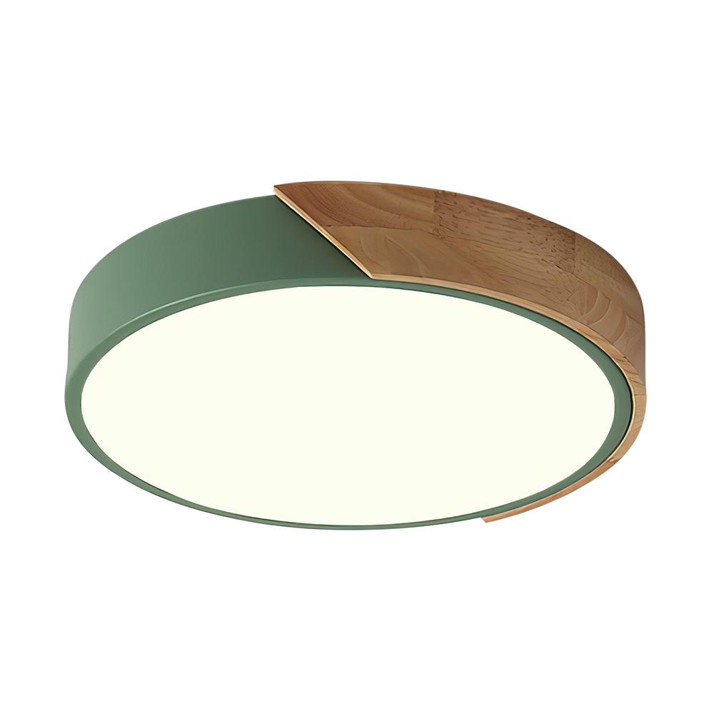 Tinduli Minimalist LED Metal Flush Mount Drum Light