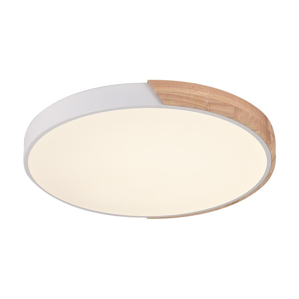 Tinduli Minimalist LED Metal Flush Mount Drum Light