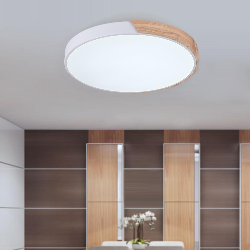 Tinduli Minimalist LED Metal Flush Mount Drum Light